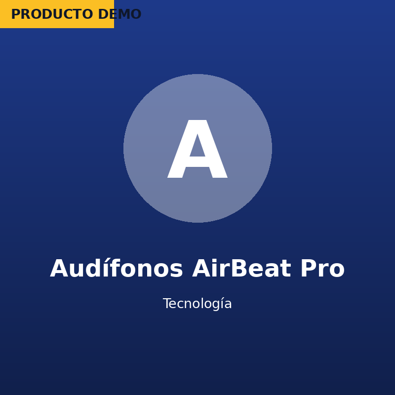 Audífonos AirBeat Pro — imagen de producto demo