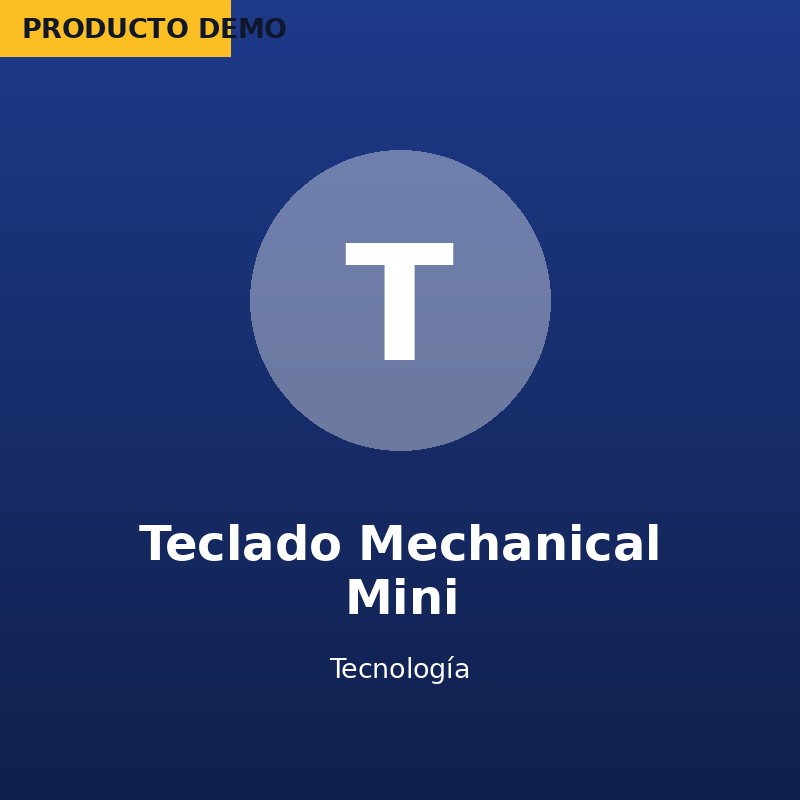 Teclado Mechanical Mini — imagen de producto demo