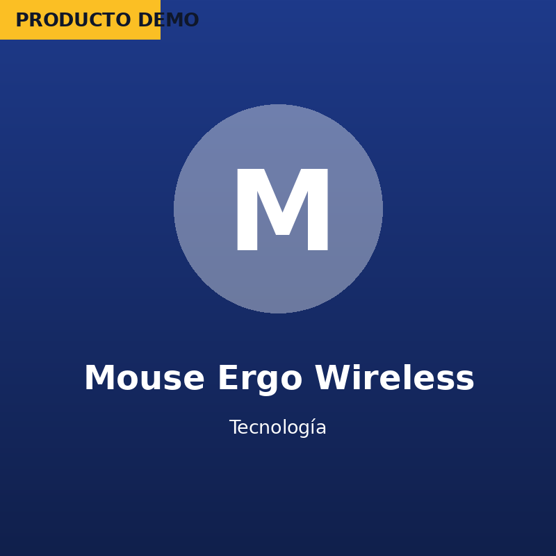 Mouse Ergo Wireless — imagen de producto demo