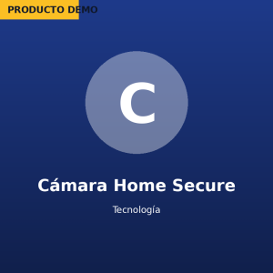 Cámara Home Secure — imagen de producto demo